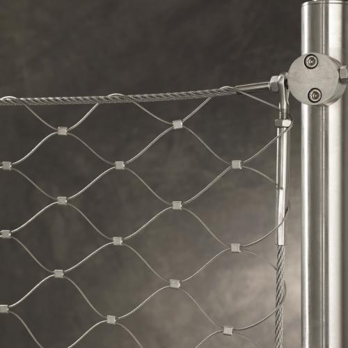 Stainless Steel Knotted Rope Mesh for Zoo Fence